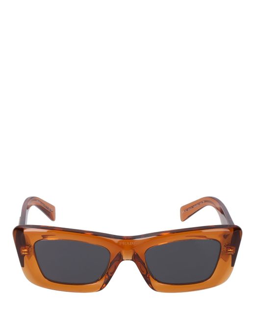 Prada Catwalk Cat-eye Acetate Sunglasses