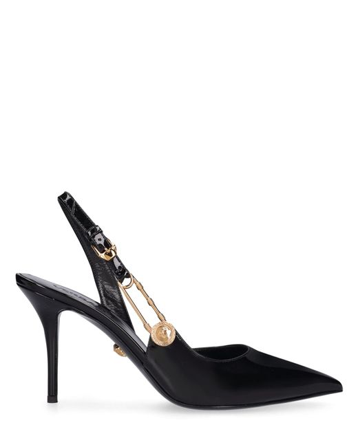 Versace 105mm Leather Pumps