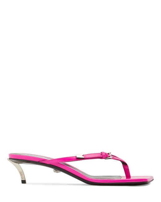 Versace 40mm Leather Sandals