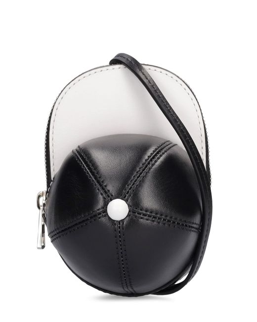 J.W.Anderson Small Leather Baseball Cap Bag