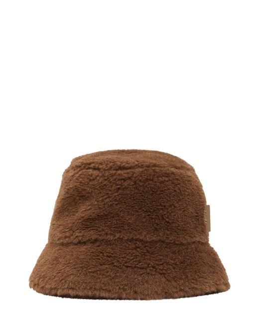 Max Mara Figura1 Wool Teddy Bucket Hat