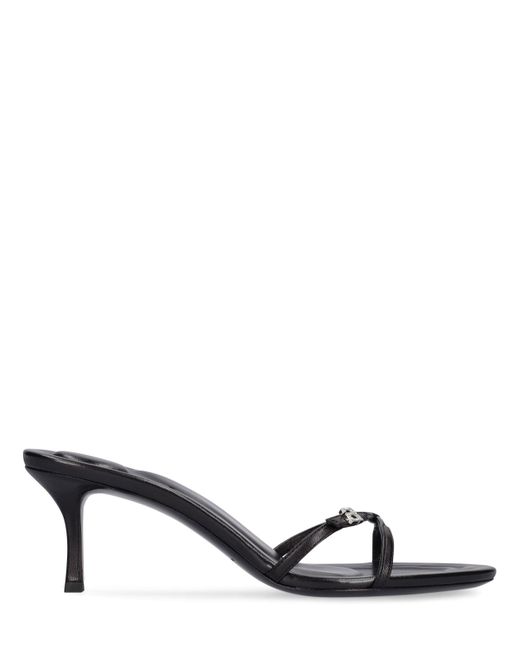 Alexander Wang 65mm Lucienne Leather Mule Sandals