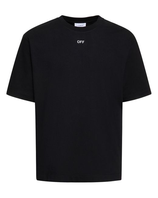 Off-White Off Stamp Skate Cotton T-shirt