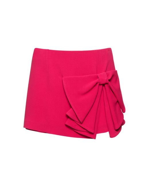 RED Valentino Viscose Blend Shorts W Bow