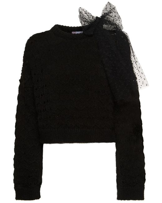 RED Valentino Acrylic Blend Knit Sweater