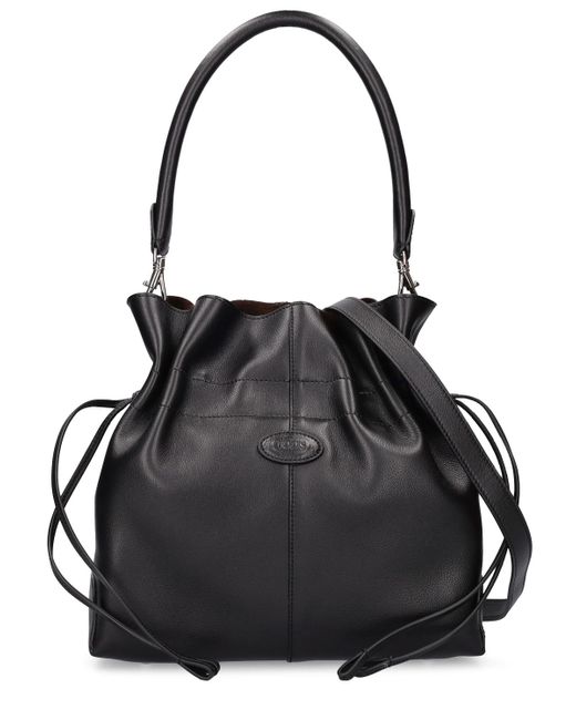Tod's Small Dbs Leather Bucket Bag