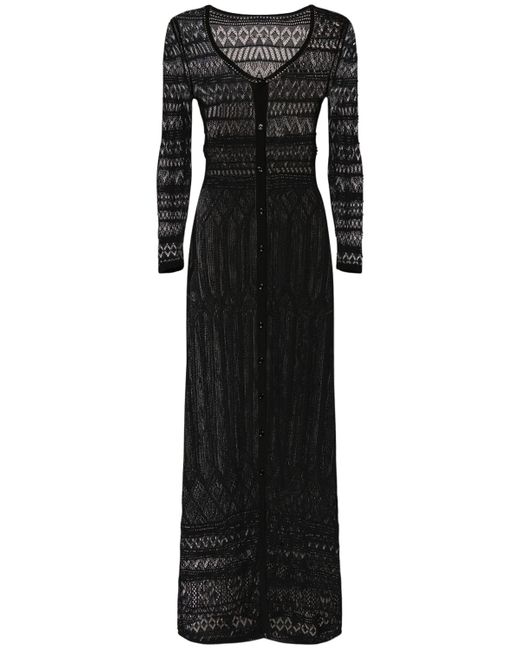 Isabel Marant Atedy Cotton Crochet Long Dress