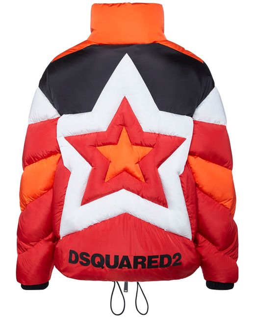 Dsquared2 Logo Star Puffer Jacket