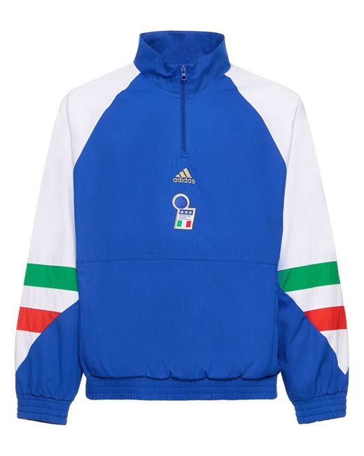 Adidas Performance Italy 2023 Icon Half-zip Sweatshirt