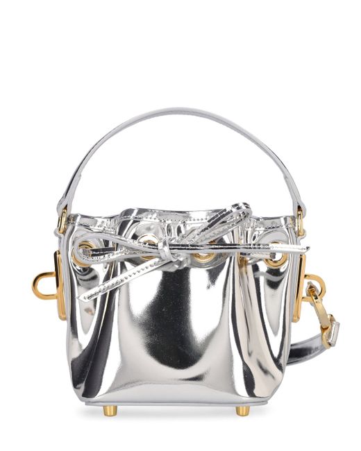 Alexandre Vauthier Mini Bbag Mirror Bucket Bag