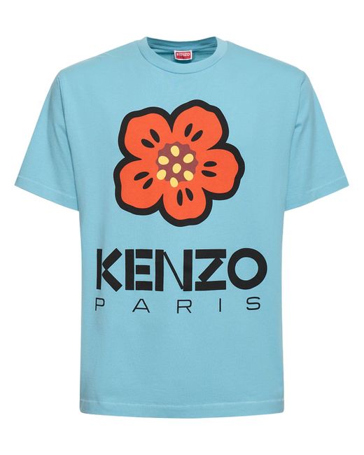 KENZO Paris Boke Logo Cotton Jersey T-shirt