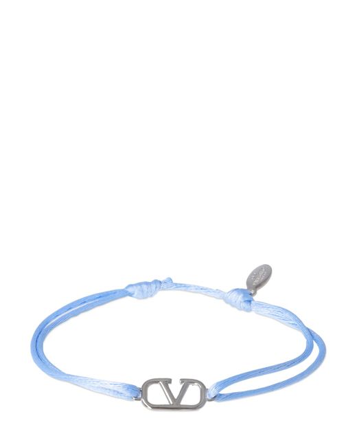 Valentino Garavani V Logo Signature Adjustable Bracelet