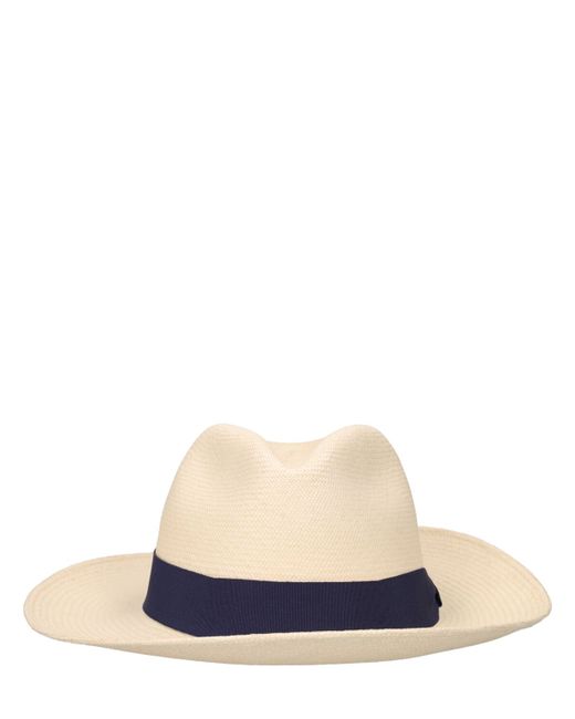 Frescobol Carioca Ecuadorian Panama Straw Hat