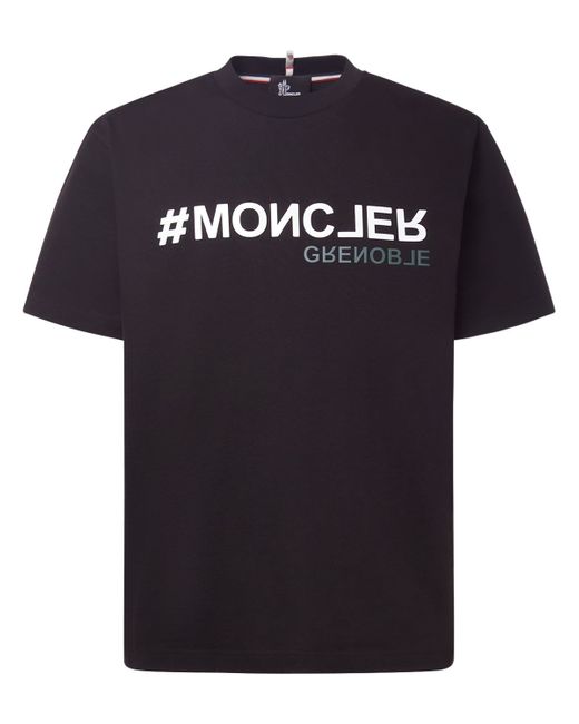 Moncler Grenoble Embossed Logo Heavy Jersey T-shirt
