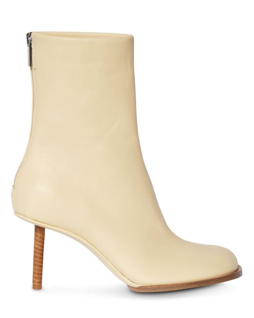 Jacquemus 80mm Leather Ankle Boots