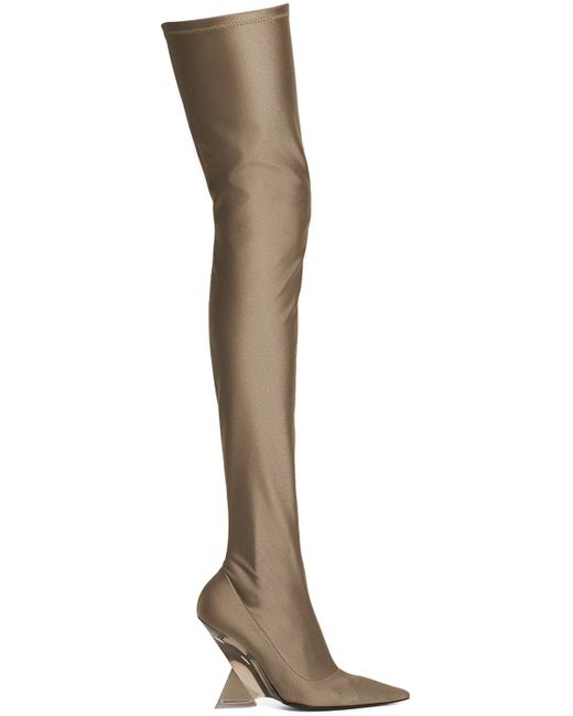 Attico 105mm Cheope Lycra Over-the-knee Boots