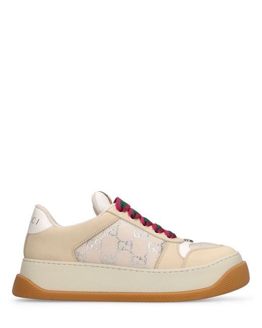 Gucci 50mm Double Screener Canvas Sneakers