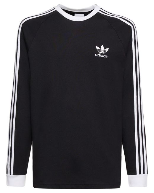 Adidas Originals 3-stripes Cotton Long Sleeve T-shirt