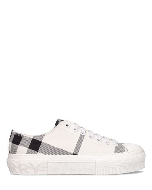 Burberry 20mm Jack Cotton Canvas Sneakers