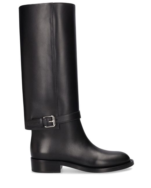 Burberry 20mm Emmett Leather Tall Boots