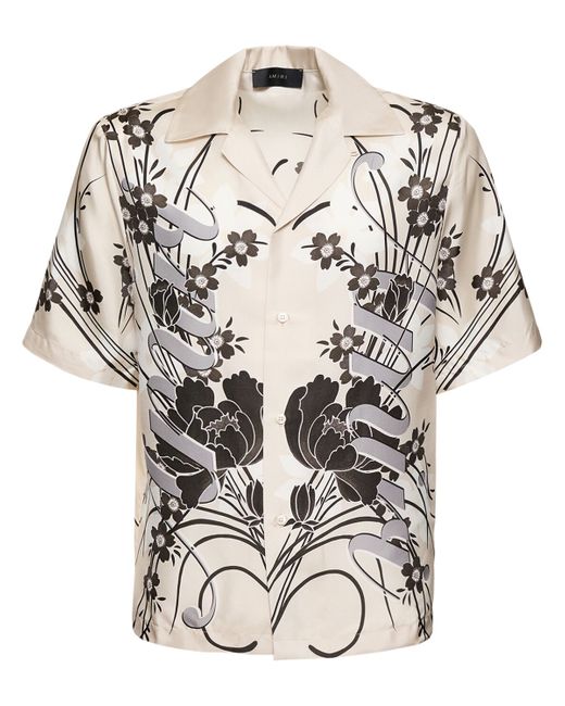 Amiri Floral Bowling Shirt