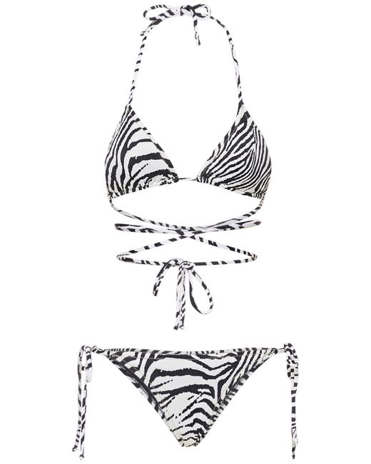 Reina Olga Miami Printed Bikini Triangle