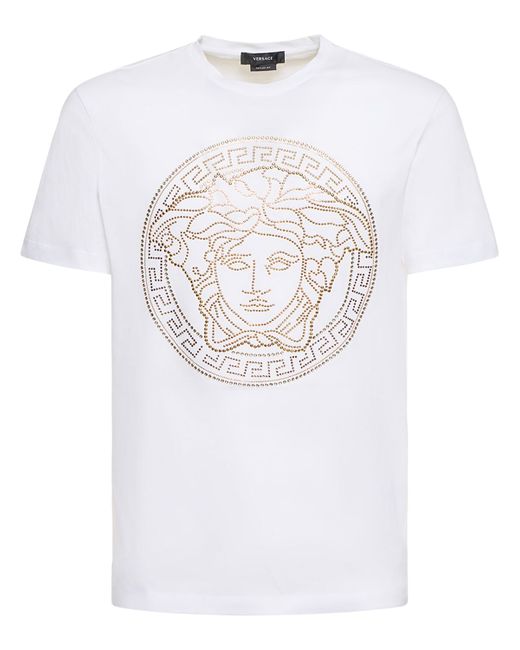 Versace Medusa Printed Cotton T-shirt