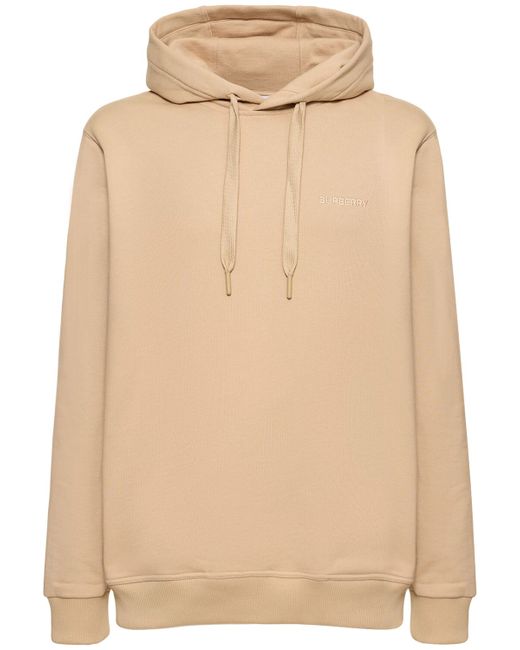 Burberry Marks Printed Cotton Jersey Hoodie