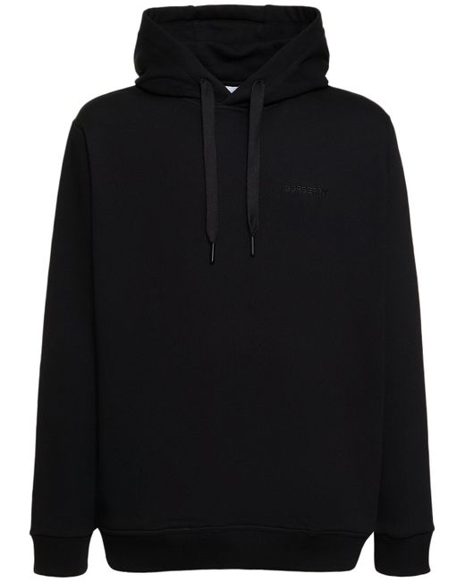 Burberry Marks Printed Cotton Jersey Hoodie