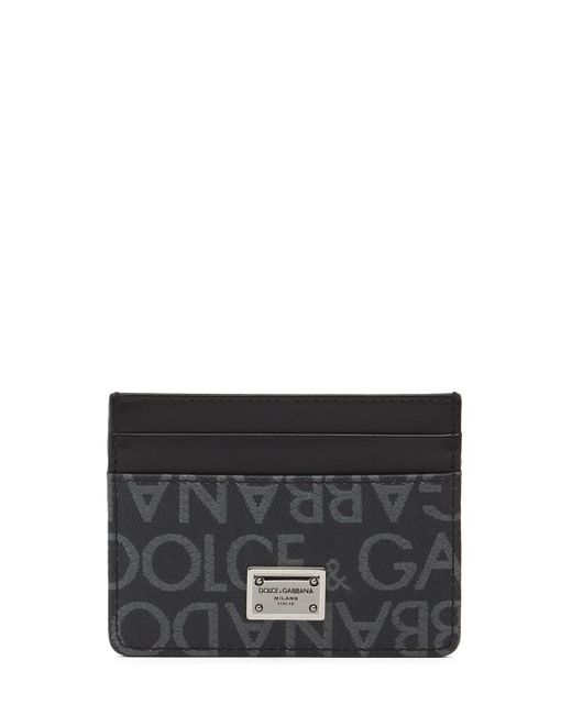 Dolce & Gabbana Logo Jacquard Card Holder