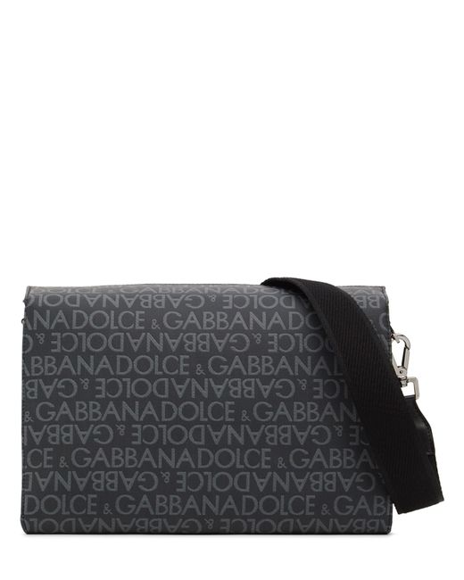 Dolce & Gabbana Logo Jacquard Messenger Bag