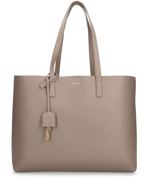 Saint Laurent East/west Leather Shopping Bag