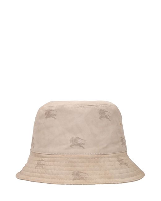 Burberry Knight Printed Cotton Blend Bucket Hat