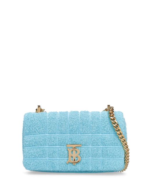 Burberry Mini Lola Quilted Cotton Shoulder Bag
