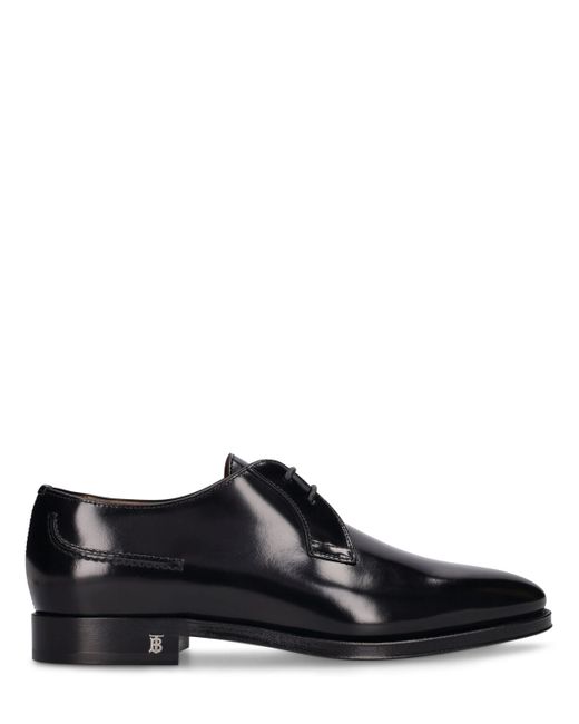 Burberry Simon Leather Lace-up Derby Shoes