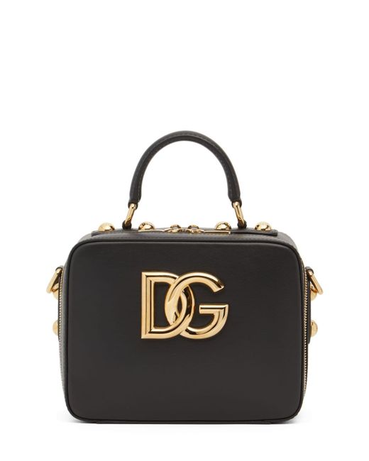 Dolce & Gabbana Small 3.5 Leather Top Handle Bag