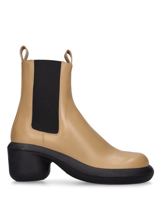 Jil Sander 40mm Leather Ankle Boots