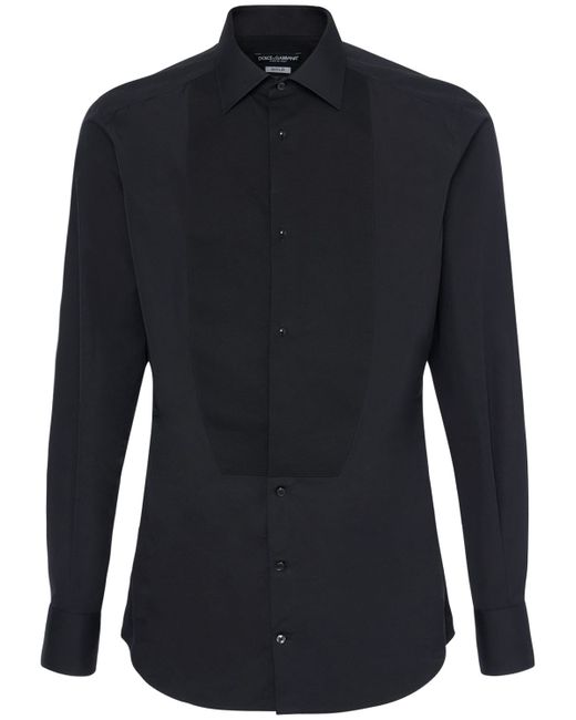 Dolce & Gabbana Cotton Tuxedo Shirt