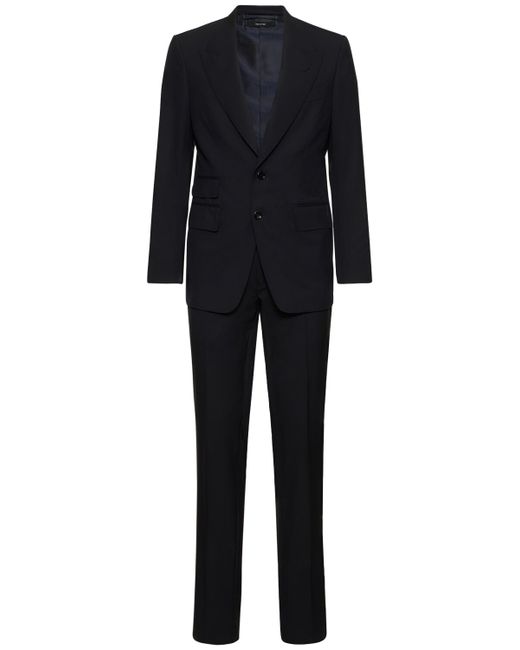 Tom Ford Shelton Super 120s Plain Weave Suit