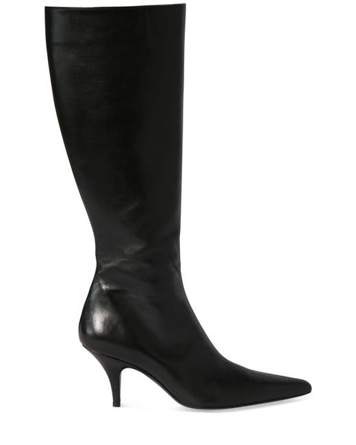 The Row 70mm Sling Leather Tall Boots