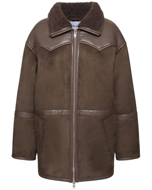 Stand Studio Rylee Faux Shearling Jacket
