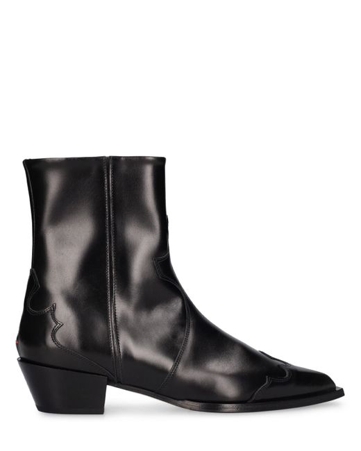 Aeyde 40mm Hester Leather Ankle Boots