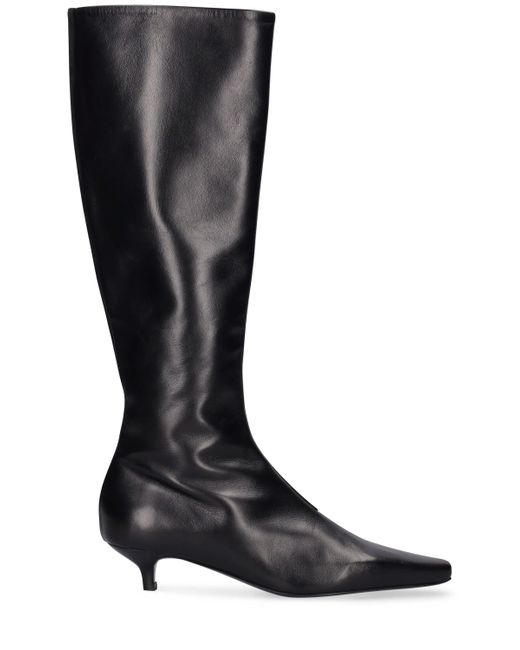 Totême 50mm The Slim Leather Tall Boots