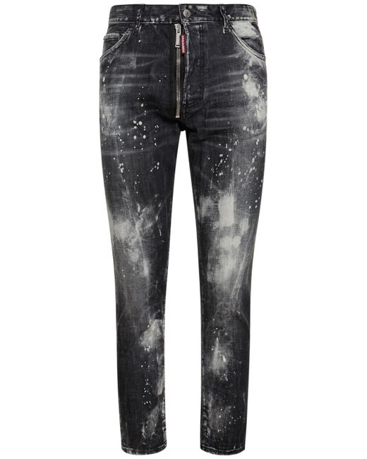 Dsquared2 Relaxed Cotton Denim Jeans