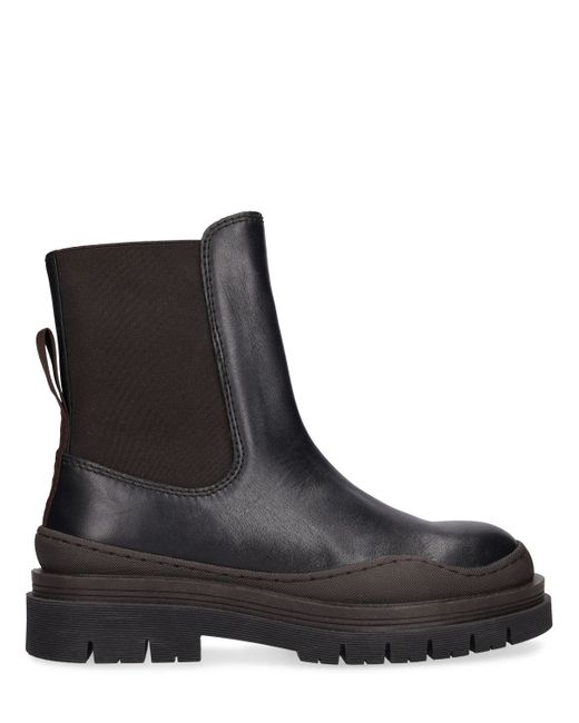 See by Chloé 35mm Alli Leather Chelsea Boots