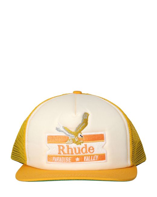 Rhude Paradise Valley Cotton Twill Trucker Hat
