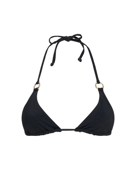 Louisa Ballou Mini Ring Triangle Bikini Top