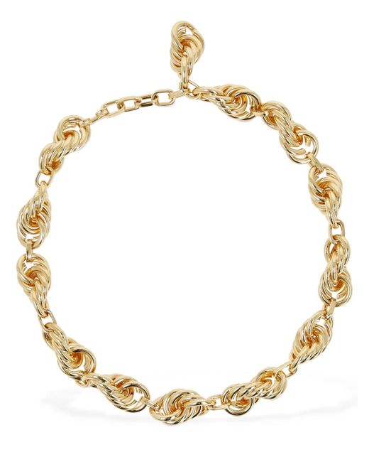 Jil Sander Wrinkled Chain Necklace