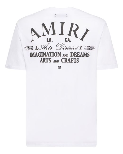 Amiri Arts District Print Cotton T-shirt
