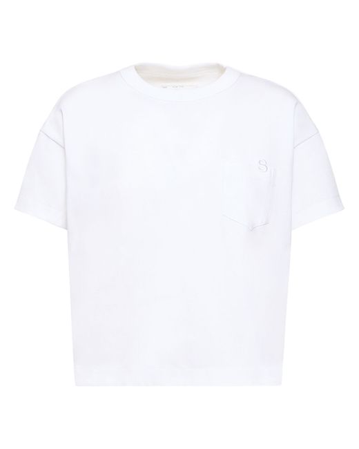 Sacai Cotton Jersey T-shirt W Pocket